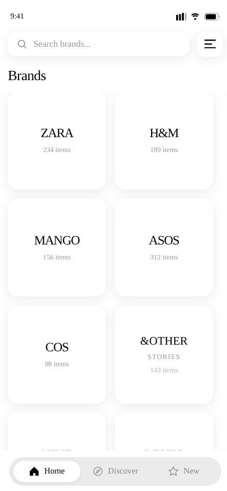 App screen